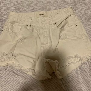 pacsun white shorts